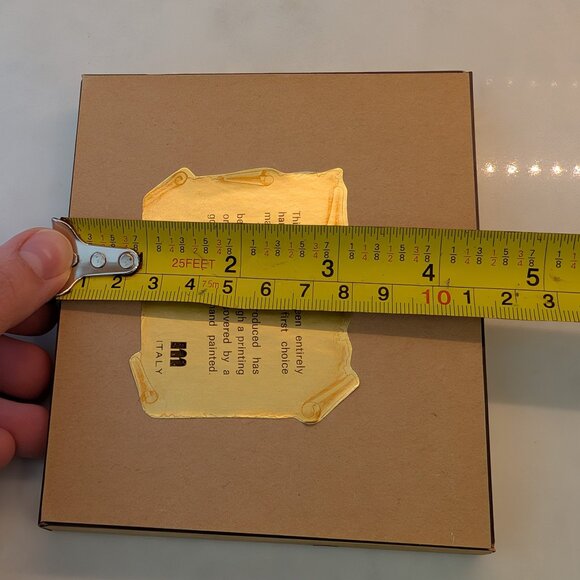 Vintage Italian Gold Leaf Picture on Street with Horse and Carriage - Picture 7 of 7